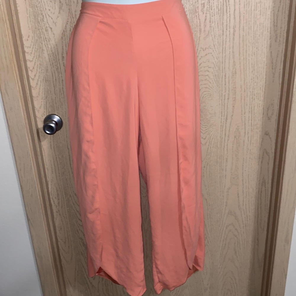Salmon size large pants flow